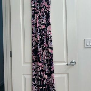 Floral Strapless Jumpsuit